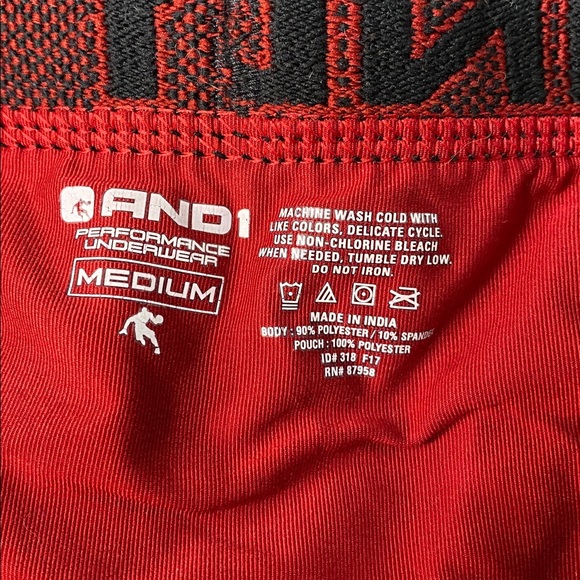 3 AND1 Boxer Briefs: Black, Grey, Red - Picture 2 of 2